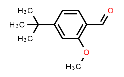 CAS No. 53535-88-9, 4-tert-Butyl-2-methoxybenzaldehyde