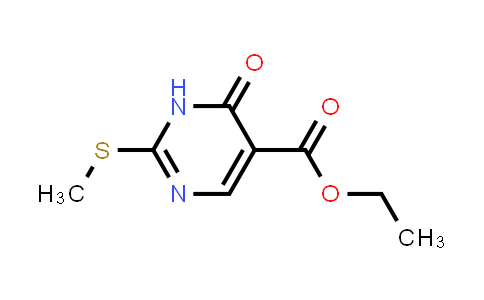 CAS No. 53554-29-3, Ethyl 2-(methylthio)-6-oxo-1,6-dihydropyrimidine-5-carboxylate