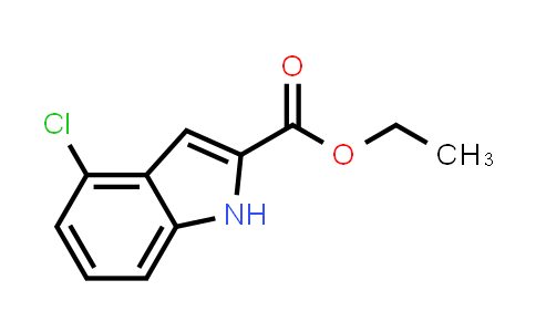 CAS No. 53590-46-8, Ethyl 4-chloro-1H-indole-2-carboxylate