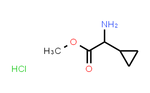 CAS No. 535936-86-8, Methyl 2-amino-2-cyclopropylacetate hydrochloride