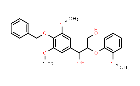 CAS No. 535967-76-1, 1-(4-(Benzyloxy)-3,5-dimethoxyphenyl)-2-(2-methoxyphenoxy)propane-1,3-diol