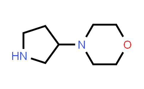 CAS No. 53617-37-1, 4-(Pyrrolidin-3-yl)morpholine