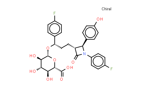 CAS No. 536709-33-8, Ezetimibe hydroxy glucuronide