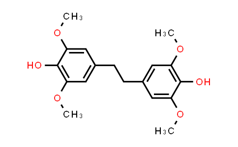 CAS No. 537-35-9, 4,4'-(Ethane-1,2-diyl)bis(2,6-dimethoxyphenol)
