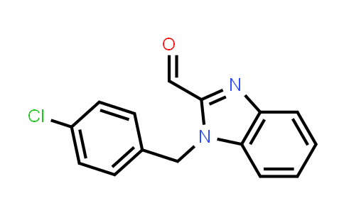 CAS No. 537010-34-7, 1-(4-Chlorobenzyl)-1H-benzimidazole-2-carbaldehyde