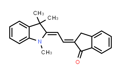 CAS No. 53704-23-7, 2-[2-(1,3-Dihydro-1,3,3-trimethyl-2H-indol-2-ylidene)ethylidene]-2,3-dihydro-1H-inden-1-one