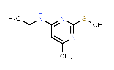 CAS No. 537040-78-1, N-Ethyl-6-methyl-2-(methylthio)pyrimidin-4-amine