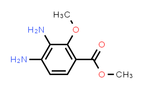 CAS No. 538372-37-1, Benzoic acid, 3,4-diamino-2-methoxy-, methyl ester (9CI)