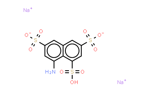 CAS No. 5398-34-5, 8-amino-1,3,6-naphthalenetrisulfonate (sodium salt)