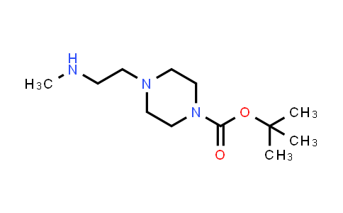 CAS No. 539822-98-5, tert-Butyl 4-(2-(methylamino)ethyl)piperazine-1-carboxylate