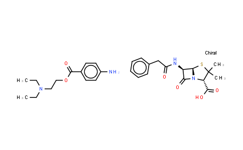 CAS No. 54-35-3, Procaine penicillin G