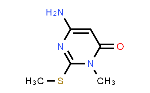 CAS No. 54030-56-7, 6-Amino-3-methyl-2-(methylthio)pyrimidin-4(3H)-one