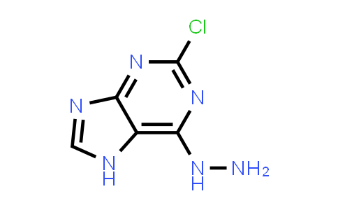 CAS No. 5404-88-6, (2-Chloro-7H-purin-6-yl)hydrazine