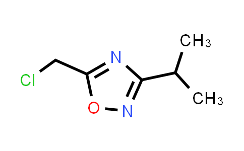 CAS No. 54042-97-6, 5-(Chloromethyl)-3-isopropyl-1,2,4-oxadiazole