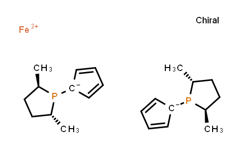CAS No. 540475-45-4, 1,1'-Bis[(2R,5R)-2,5-dimethyl-1-phospholanyl]ferrocene