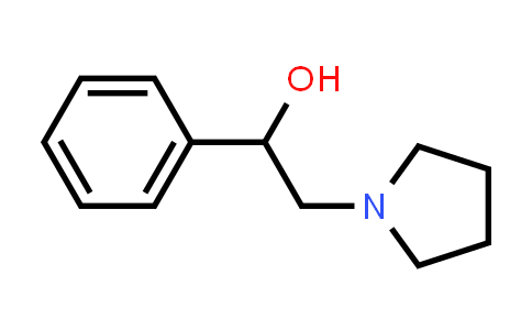 CAS No. 5407-61-4, 1-Phenyl-2-(pyrrolidin-1-yl)ethan-1-ol