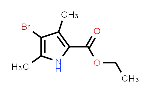 CAS No. 5408-07-1, Ethyl 4-bromo-3,5-dimethyl-1H-pyrrole-2-carboxylate