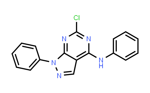 CAS No. 5414-01-7, 6-Chloro-N,1-diphenyl-1H-pyrazolo[3,4-d]pyrimidin-4-amine