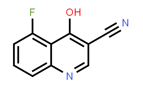 CAS No. 541505-07-1, 3-Quinolinecarbonitrile, 5-fluoro-4-hydroxy-