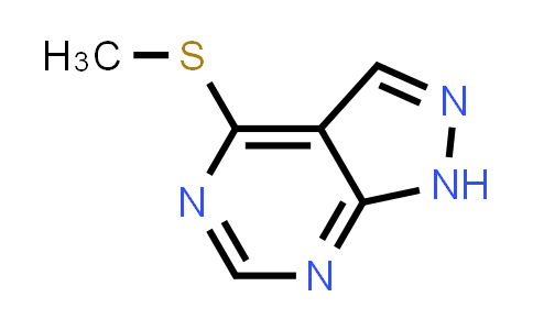 CAS No. 5418-10-0, 4-Methylsulfanyl-1H-pyrazolo[3,4-d]pyrimidine