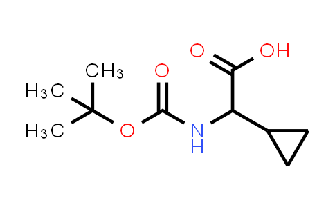 CAS No. 54256-41-6, tert-Butoxycarbonylamino-cyclopropyl-acetic acid