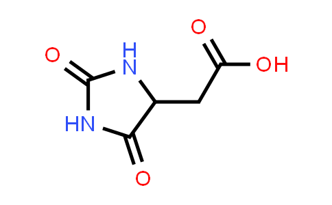 CAS No. 5427-26-9, 2-(2,5-Dioxoimidazolidin-4-yl)acetic acid