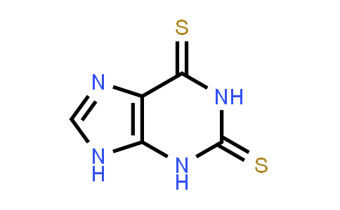 CAS No. 5437-25-2, 1H-Purine-2,6(3H,9H)-dithione