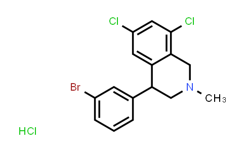 CAS No. 543739-81-7, 4-(3-Bromophenyl)-6,8-dichloro-2-methyl-1,2,3,4-tetrahydroisoquinoline hydrochloride