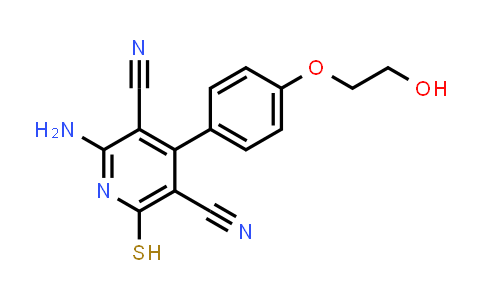 CAS No. 544417-72-3, 2-Amino-4-[4-(2-hydroxyethoxy)phenyl]-6-sulfanylpyridine-3,5-dicarbonitrile