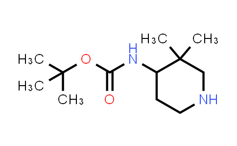 CAS No. 544443-41-6, tert-Butyl (3,3-dimethylpiperidin-4-yl)carbamate
