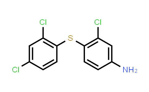 CAS No. 54458-13-8, 3-Chloro-4-[(2,4-dichlorophenyl)thio]benzenamine