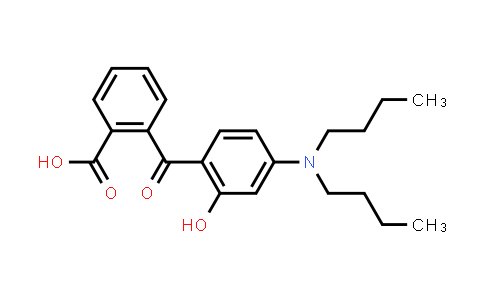 CAS No. 54574-82-2, 2-(4-(Dibutylamino)-2-hydroxybenzoyl)benzoic acid