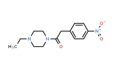 CAS No. 546107-39-5, 1-(4-Ethylpiperazin-1-yl)-2-(4-nitrophenyl)ethanone