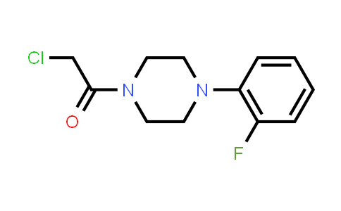 CAS No. 546116-24-9, 1-(Chloroacetyl)-4-(2-fluorophenyl)piperazine