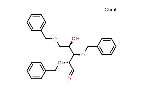 CAS No. 54623-25-5, (2R,3R,4R)-2,3,5-Tris(benzyloxy)-4-hydroxypentanal