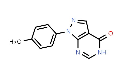 CAS No. 54738-75-9, 1-(4-Methylphenyl)-1,5-dihydro-4H-pyrazolo[3,4-d]pyrimidin-4-one