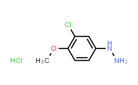 CAS No. 54812-55-4, (3-Chloro-4-methoxyphenyl)hydrazine hydrochloride