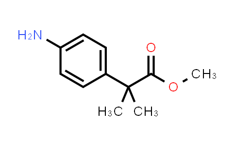 CAS No. 54815-23-5, Benzeneacetic acid, 4-amino-α,α-dimethyl-, methyl ester