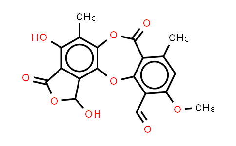 CAS No. 549-06-4, Stictic acid