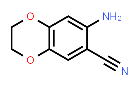 CAS No. 549488-74-6, 1,4-Benzodioxin-6-carbonitrile, 7-amino-2,3-dihydro-