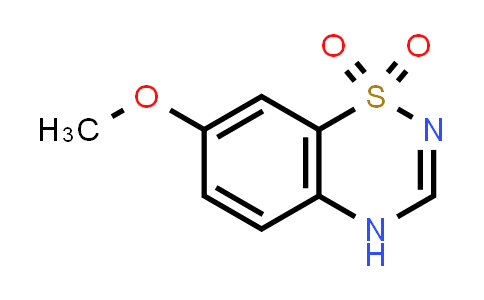 CAS No. 549495-12-7, 7-Methoxy-4H-benzo[e][1,2,4]thiadiazine 1,1-dioxide