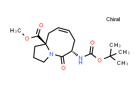 549521-81-5 | Pyrrolo[1,2-a]azocine-10a(1H)-carboxylic acid, 6-[[(1,1-dimethylethoxy)carbonyl]amino]-2,3,5,6,7,10-hexahydro-5-oxo-, methyl ester, (6S,10aR)-