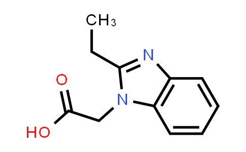 CAS No. 54980-96-0, 2-(2-Ethyl-1H-1,3-benzodiazol-1-yl)acetic acid