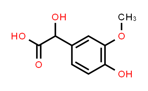 CAS No. 55-10-7, 2-Hydroxy-2-(4-hydroxy-3-methoxyphenyl)acetic acid