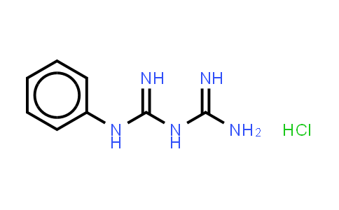 CAS No. 55-57-2, Phenylbiguanide (hydrochloride)