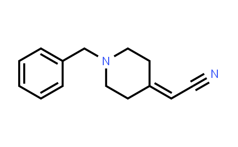 CAS No. 55022-82-7, 2-(1-Benzylpiperidin-4-ylidene)acetonitrile