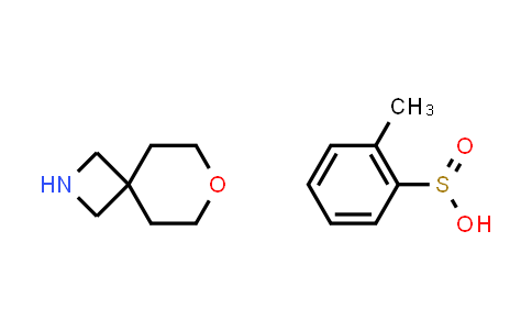CAS No. 550369-43-2, Benzenesulfinic acid, 2-methyl-, compd. with 7-oxa-2-azaspiro[3.5]nonane (1:1)
