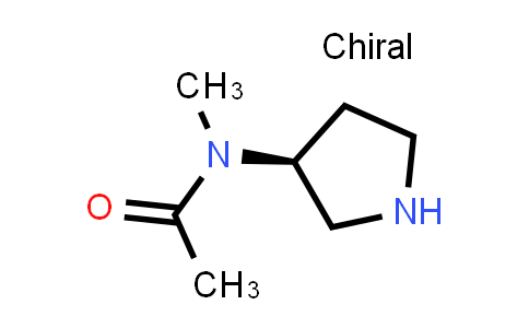 CAS No. 550370-77-9, N-Methyl-N-[(3S)-pyrrolidin-3-yl]acetamide