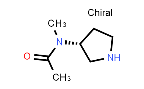CAS No. 550370-81-5, N-Methyl-N-[(3R)-pyrrolidin-3-yl]acetamide