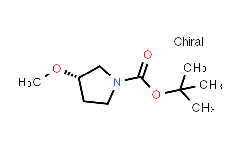 CAS No. 550371-69-2, tert-Butyl (S)-3-methoxypyrrolidine-1-carboxylate